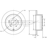 TOMEX Brakes Bremsscheibe